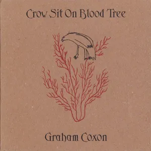 Crow sit on blood tree